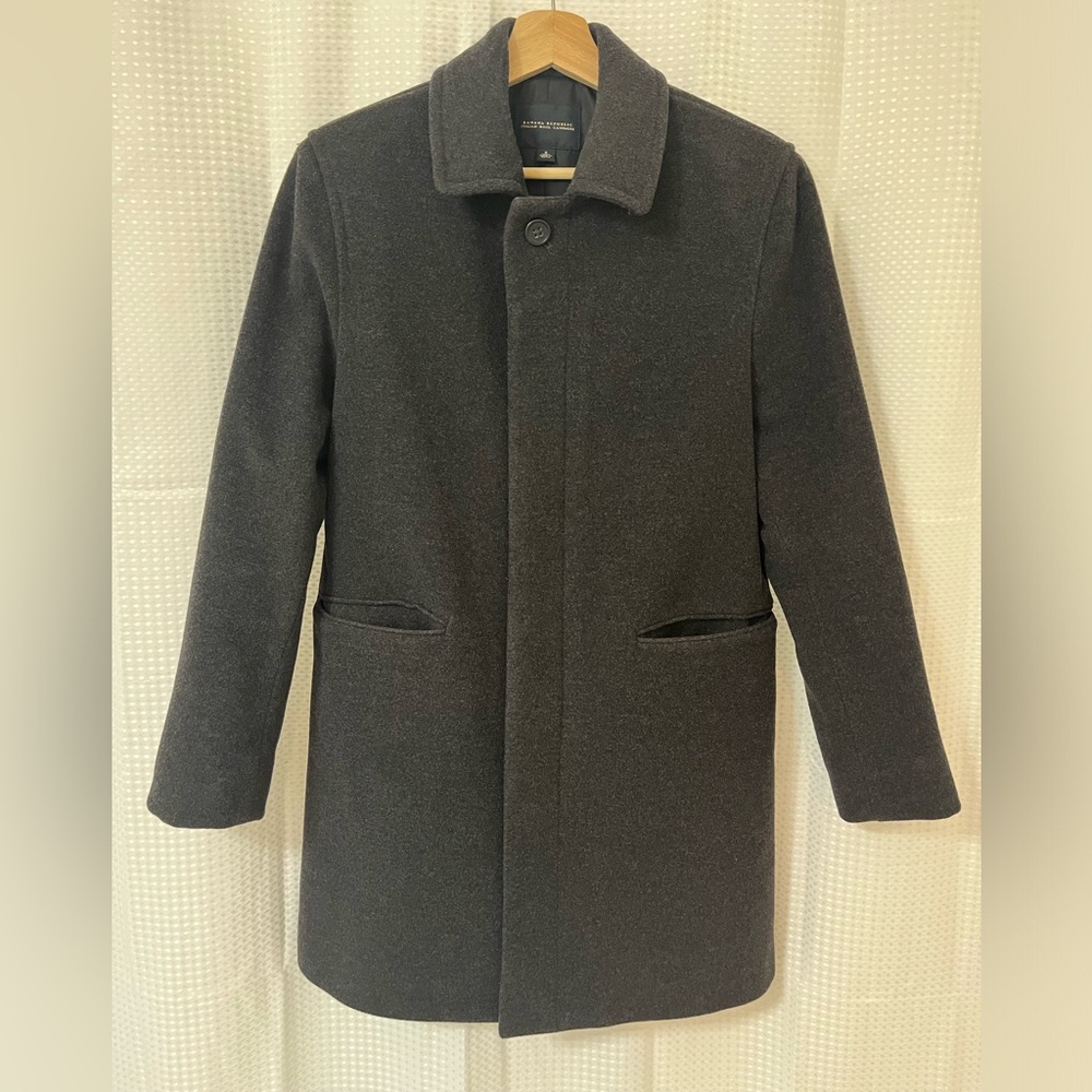 Banana Republic cashmere wool overcoat
